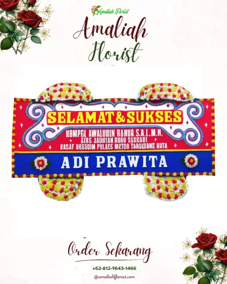 Papan Bunga Ucapan Selamat Panjangrejo